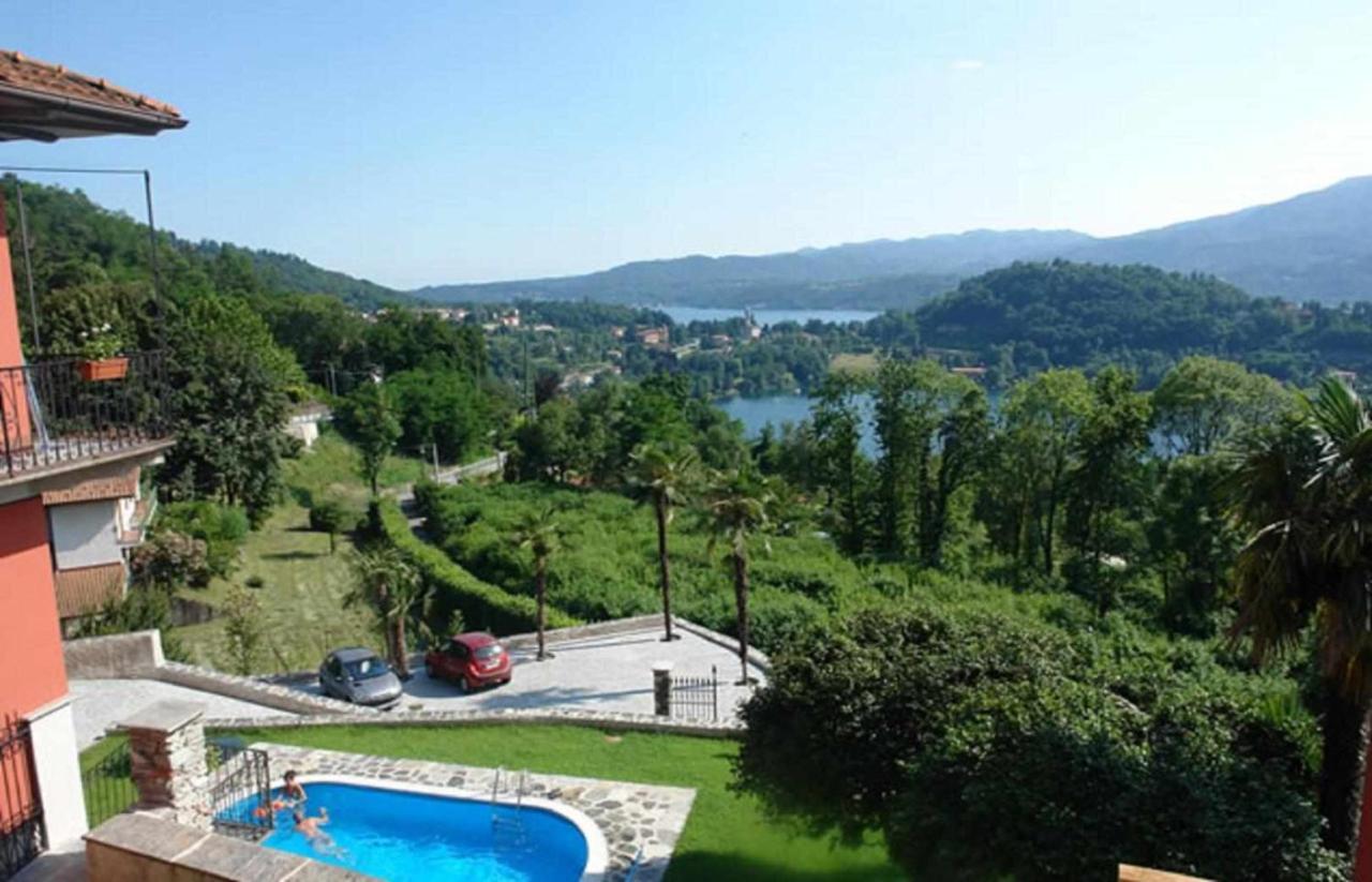 Domus Cusiana Complesso Vista Lago E Piscina Miasino Bagian luar foto
