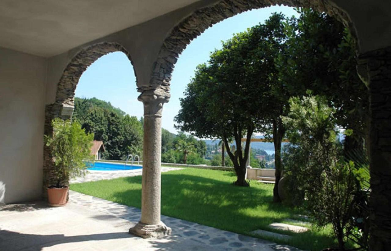Domus Cusiana Complesso Vista Lago E Piscina Miasino Bagian luar foto